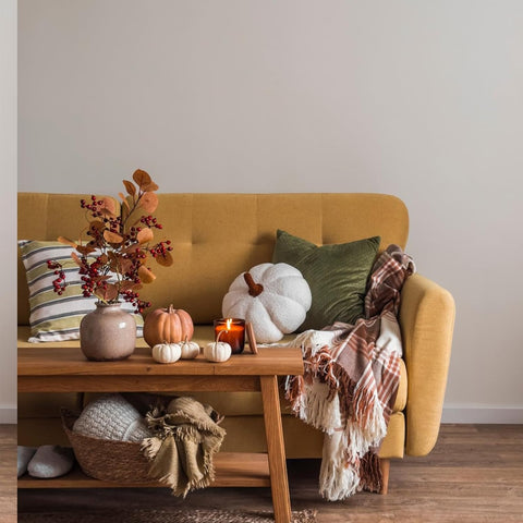 Cozy Fall Pumpkin Decor Pillow