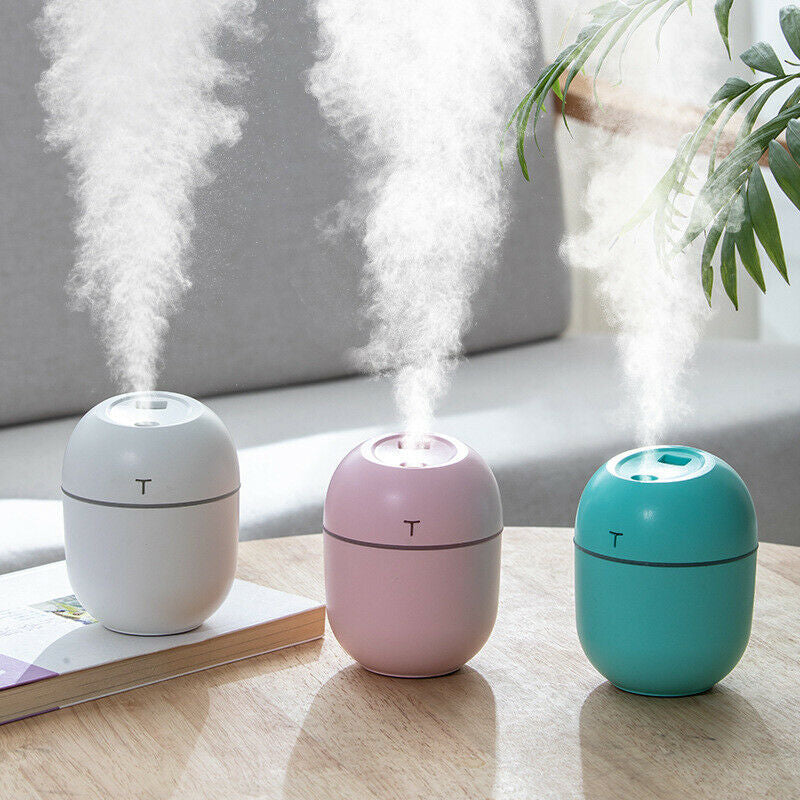 Air Humidifier Mini Ultrasonic USB Essential Oil Diffuser Car Purifier Aroma Anion Mist Maker for Home Car